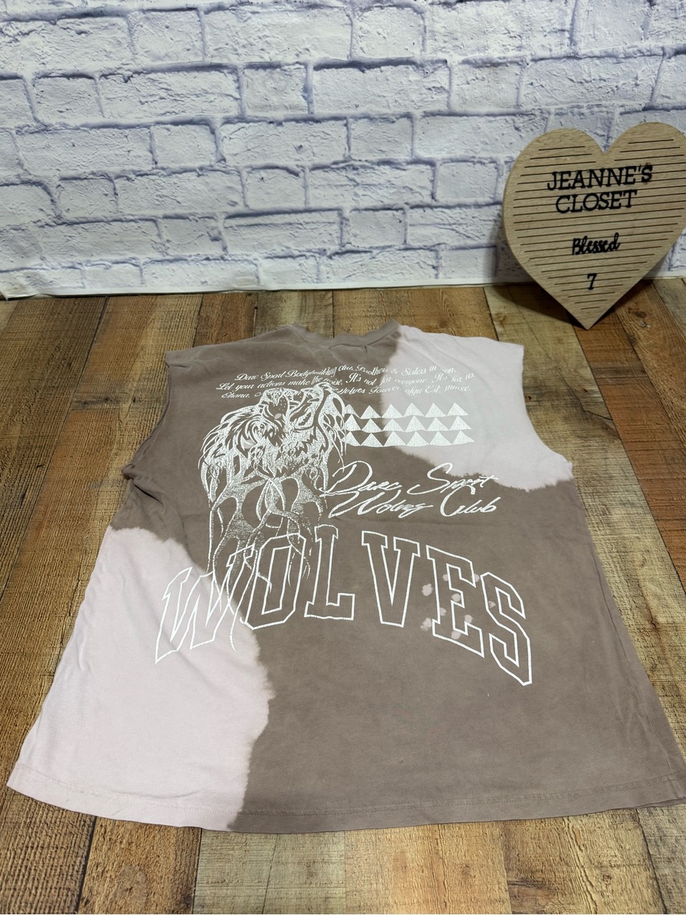 Darc sport  wolves oversized t shirt with flaws XL - Picture 9 of 9